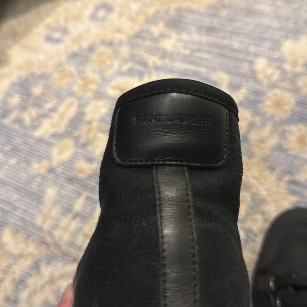 Black Canvas Saint Laurent Sneakers - Picture 8 of 8